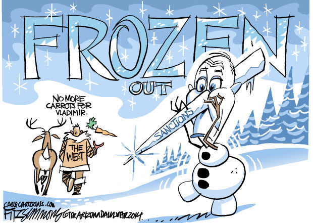 Daily Fitz Cartoon: Frozen